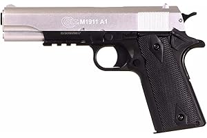 Colt 1911 hpa bicolore Cybergun airsoft palla pistola-modello a molla-Colore: Nero/argento-metallo bullone-Potenza 0,5 Joule