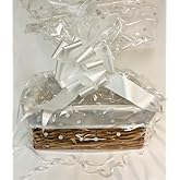 Make Your Own SANTA Hamper Kit 3 Sizes Oval Basket Bow & Cellophane Xmas Gift Small Medium Large - View #10