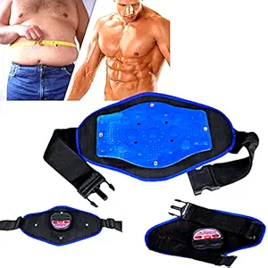 Slimming Belt for Men and Women Vibration 3 in 1 Magnetic Slimming Abs exercise Massager Vibrating waist tummy trimmer belt SIZE-FREE slimming massager for weight loss