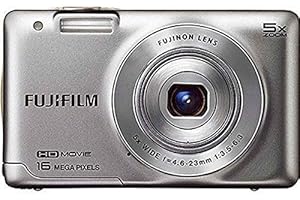 Fujifilm FinePix JX650 Appareil-photo compact 16MP 1/2.3" CCD (dispositif à transfert de charge) 4608 x 3440pixels Argent - Appareils photos numériques (16 MP, 4608 x 3440 pixels, CCD (dispositif à transfert de charge), 5x, HD, Argent)