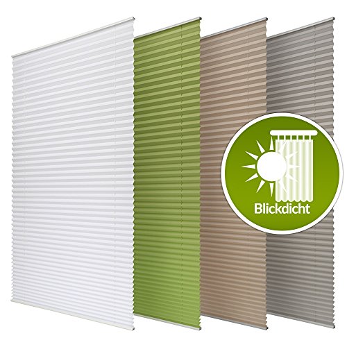Sol Royal® Plissee SolDecor P25 -90 x 130 cm Weiß – Klemm-Fix ohne Bohren – Plissee-Rollo Jalousie für Fenster & Türen - 8