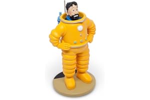 Moulinsart Figurine de Collection Tintin, Haddock en Cosmonaute 15cm (42200)
