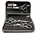 Hairdressing Barber Scissors Set with 1 x 6" Scissors, 1 x 6" Thinning Scissors and 1 x 5.5" Barber Scissors, Great Value