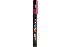 Feutre Uni-Ball Posca pointe conique fine - bordeaux