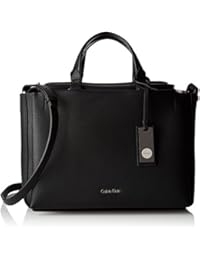Calvin Klein Carrie Duffele Bolsa a mano piel 32 cm