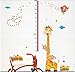 Produktbild Giraffe Affe Wandaufkleber Höhenlehre Maß Mit Schönen Garten Für Kinderzimmer Wohnzimmer Kunst Home Decoration