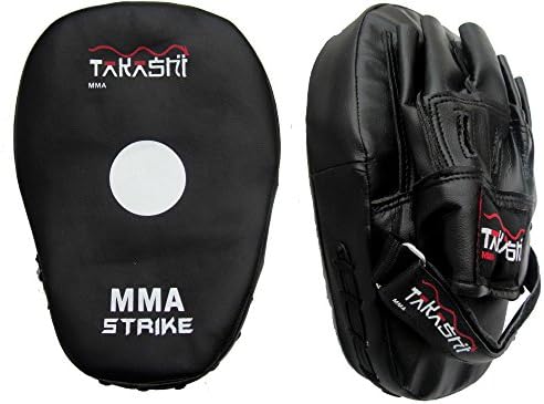 MMA Punch Mitts, Focus Pads Pads TAKASHI 1 Pair (Curved Pads) Karate, Kempo, Taekwondo Strike targets