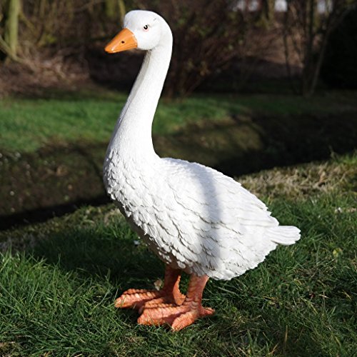 Dekofigur Gans Ente Vogel Erpel Tierfigur Deko Ostern Weihnachten GartenTeich - 8