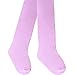 Baby Girls Super Soft Cotton Rich Plain Everyday Comfort Tights (6-12 Months, Baby Pink)