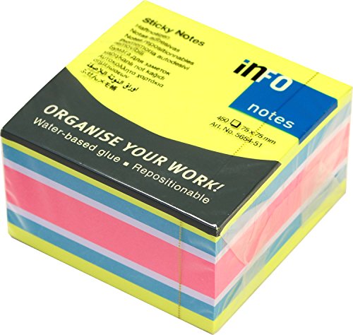 Preisvergleich Produktbild AMC AG Brillantmix Würfel, Mix 1 75x75mm, 450 Blatt