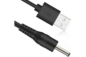 ‎RETOO Retoo Uniwersalny kabel do ładowania USB na DC, 2,1 x 5,5 mm, adapter zasilający, konwerter kabla zasilającego, kompatybilny z routerami, aparatami, tabletami, zabawkami, drukarkami, 80 cm, 2 A