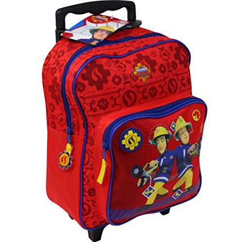 Preisvergleich Produktbild Feuerwehrmann Sam Trolley Koffer Kinderkoffer Rucksack Reisekoffer 8011