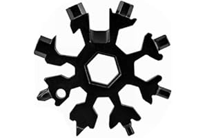 Tadipri Regalo Uomo,18-in-1 Multi-Tool Snowflake Multiuso Gadget Utili, Idee Regalo Uomo Regali per Lui/papà, Regalo Uomo Compleanno Originale, Regalo Festa del papà, Idee Regalo Natale Uomo