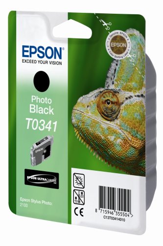 Epson T0341 Tintenpatrone Chamäleon, Singlepack, schwarz - 2
