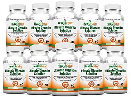 Digestive Enzymes (Pack of 10) Improve Digestion 90 Day Guarantee - 10-Month Supply