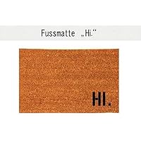 HI. Kokos-Fußmatte Teppich Fußabtreter 40 x 60 cm Geschenkidee Einzug Geburtstag