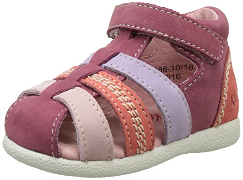 Kickers BABYSUN, Sandalias para Bebés, Rosa (Rose Fonce Violet Clair 133), 22 EU