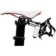 TriSeven Premium Cycling Saddle Cage Holder - Lightweight for Triathlon & MTB, Holds 2 Water Bottles & 2 co2 Cartridges | Does NOT Include Water Cages!