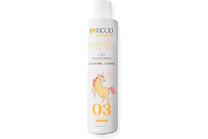 ILOVERICCIO I Love Riccio Curly Kids Crema Modellante per Capelli Ricci Bambini, Formula Antilacrime con Estratti di Avena e Camomilla BIO, Olio di Cocco e di Jojoba, Elimina il Crespo e Dona Lucentezza, 250 ml