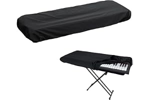Pianoskydd, 88 tangenter pianomslag, elektronisk, pianotangentbord dammtätt, pianoskydd elektronisk för pianotangentbord med