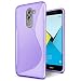 Produktbild Honor 6X Hülle, Conie [S Line Series] Soft Flex TPU Case Ultradünn Echtes Telefongefühl handyhüllen PC Bumper Cover Schutz Tasche Schale Schutzhülle für 6X hartschale dünn (Lila)