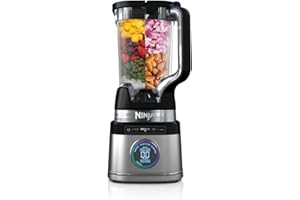 Ninja Detect Power Blender Pro 1200W with 2L Jug (1900ml Max Liquid Capacity), Powerful Blender for Blending Smoothies, Chopping Vegetables & Mixing Frozen Drinks, Black, TB201UK