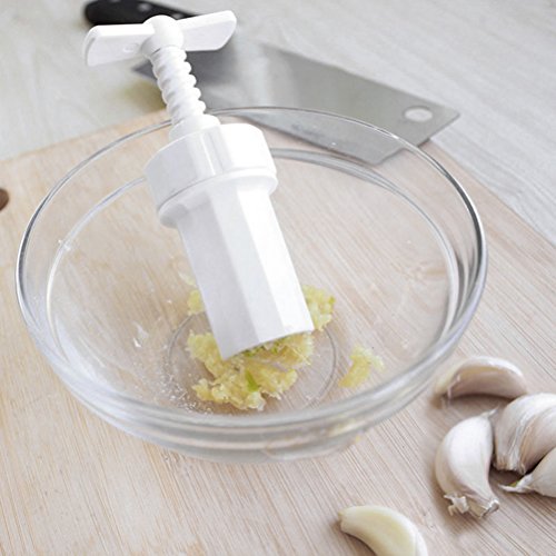 BESTOMZ Knoblauchpresse Garlic Press Knoblauch Crusher - 2