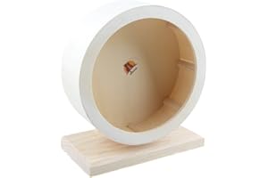 emours Hamster Comfort Laufrad aus Holz, für Kleintierkäfige, klein (15 cm)