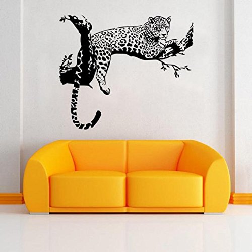 Tonsee Wandsticker Leopard Wohnzimmer Schlafzimmer Dekoration herausnehmbare Poster Tapete - 5