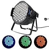 【Gutes Material】 Das Par Licht besteht aus Aluminium und ABS, es gibt gute mechanische und elektrische Eigenschaften, bessere Hitzebeständigkeit und Härte.