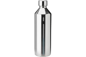 Stelton Brus Wassersprudler Flasche Steel | Edelstahl-Flaschen für Wassersprudler | Wasserflasche, 1,15 liter, Edelstahl. Ohne Ablaufdatum & Plastik | Auslaufsicher