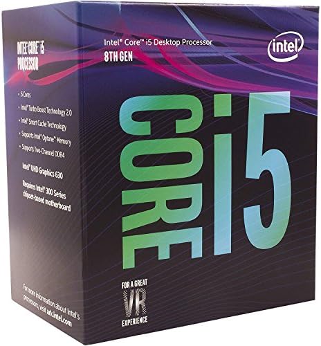 Intel® Core™ i5-8600 Processor 9M Cache, 3.10 GHz up to 4.30 GHz / 8th Generation / 6 core/ DDR4/ Intel® UHD Graphics 630