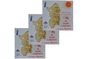 3x Mago Merlini 'il Pane Carasau o Carta Musica', Sardisches Brot, 500g