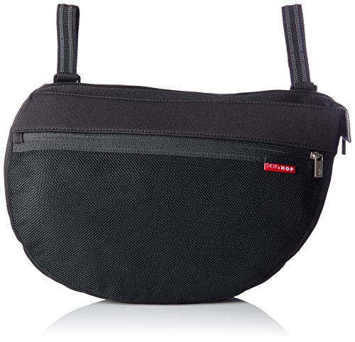 Skip Hop Grab and Go Stroller Saddlebag, Black