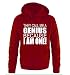 Produktbild THE BIG BANG THEORY - THEY CALL ME A GENIUS BECAUSE I AM ONE! Herren Hoodie in Rot / Weiss Gr. XL