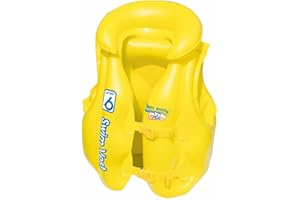 Bestway Kids Swim Vest Inflatable Swim Vest for Kids Toddlers, Ideal Buoyancy Swim Aid Swimsuit, Yellow