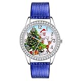 Armbanduhr Damen Ronamick Damen uhr Weihnachten Diamant Lederband Analog Quarz Vogue Armbanduhren Gif Armband Armbanduhr Uhr Uhren(BU)