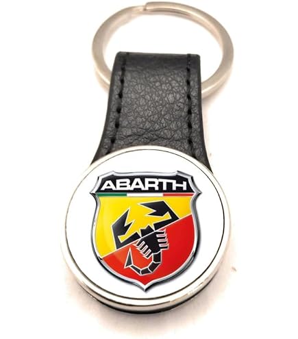 Porte-clés Alfa Roméo Road Runner - Acier Et Simili Cuir, Impression HD Des Deux Côtés - 2