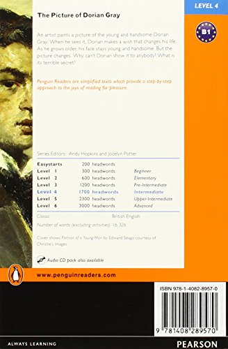 Livres Couvertures de Level 4: The Picture of Dorian Gray Book and MP3 Pack