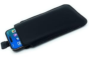 GTSK Premium Universal Handy Tasche Etui Hülle Sleeve Slim Case für Apple iPhone 14 15 16 Pro Max/Samsung Galaxy S23 Ultra / S24 Ultra / S25 Ultra, Samsung Galaxy A15, A16, A25, A34, A35, A55