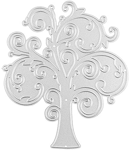 susiodeu Modello di Albero Fai da Te Scrapbooking goffratura