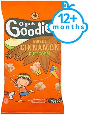Organix Sweet Cinnamon Puffcorn 4X10g