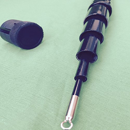 Hawk Kite 3D & 5m Telescopic Flag Pole Free Line Rig Bird Crop Scarer