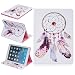 Produktbild Roreikes Apple iPad Air / iPad 5 Hülle, Blumenmuster Muster TPU Leder Flip Magnetverschluss Wallet Kreditkarte ID Card Slots Magnetic TPU Leder Beschützer Tasche Hülle Etui Schale mit Standfunktion Weich TPU Innere Hülle Case leder Flip Beschützer Haut Schutzfolie Case für Apple iPad Air / iPad 5