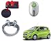 Auto Pearl Premium Quality Car Accessories Combo of Premium Make Red Black Car Pet Seat Cover. & Full Steel Towing Tow Cable 2000kgs 6mm Heavy Duty 4Mtr. & Godrej Click Car Air Freshner 9 ml - Green For Chevrolet Beat Type-2 RS.1281.00