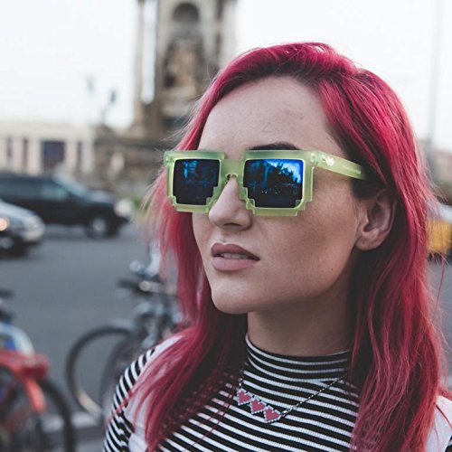 Preisvergleich Produktbild 8-Bit Sunglasses - Transparent / Grün - Plastik