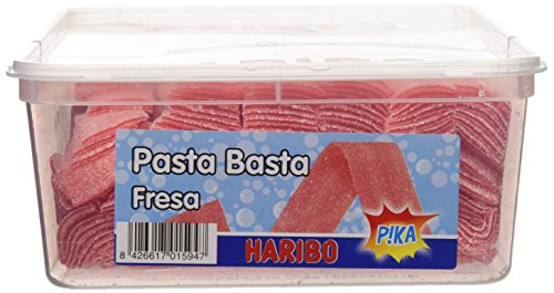 Haribo - Pasta Basta Fresa - Geles dulces - 200 unidades