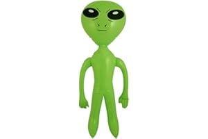 Henbrandt Inflatable Blow Up Green 64 cm Alien Space Ship Party Accessory (Green)