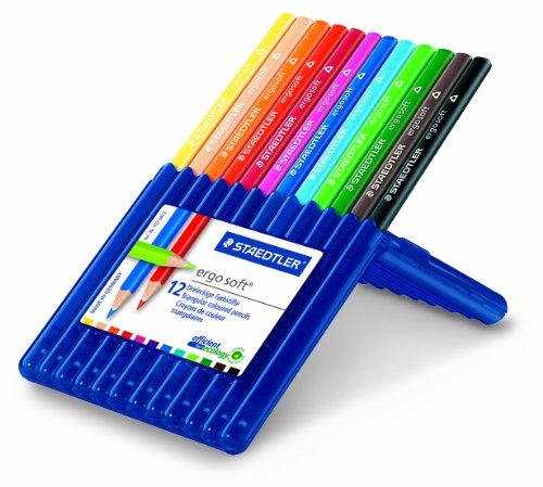 Staedtler Ergo Soft - L  pices de colores  12 unidades   colores surtidos