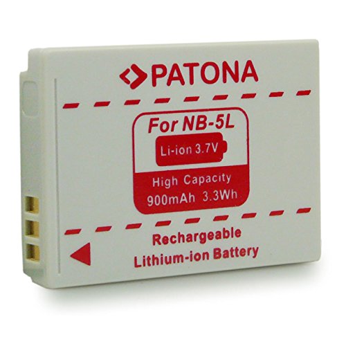 2x Batterie NB-5L pour Canon Digital Ixus 90 IS   800 IS   850 IS   860 IS   870 IS   900 Ti   950 IS   960 IS   970 IS   980 IS   990 IS - PowerShot S100   S110   SD770 IS   SD790 IS   SD800 IS   SD850 IS   SD870 IS   SD880 IS   SD890 IS et bien plus encore   